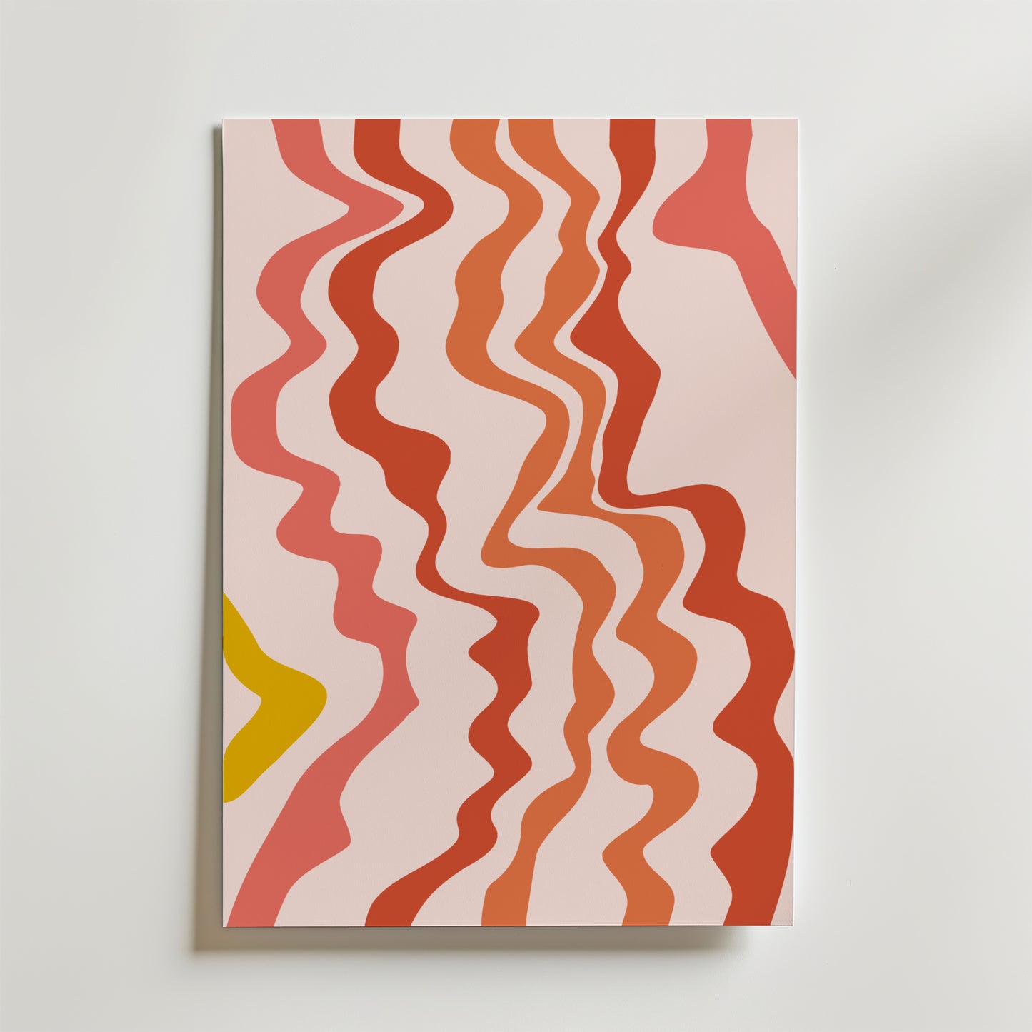 Coral Waves Poster