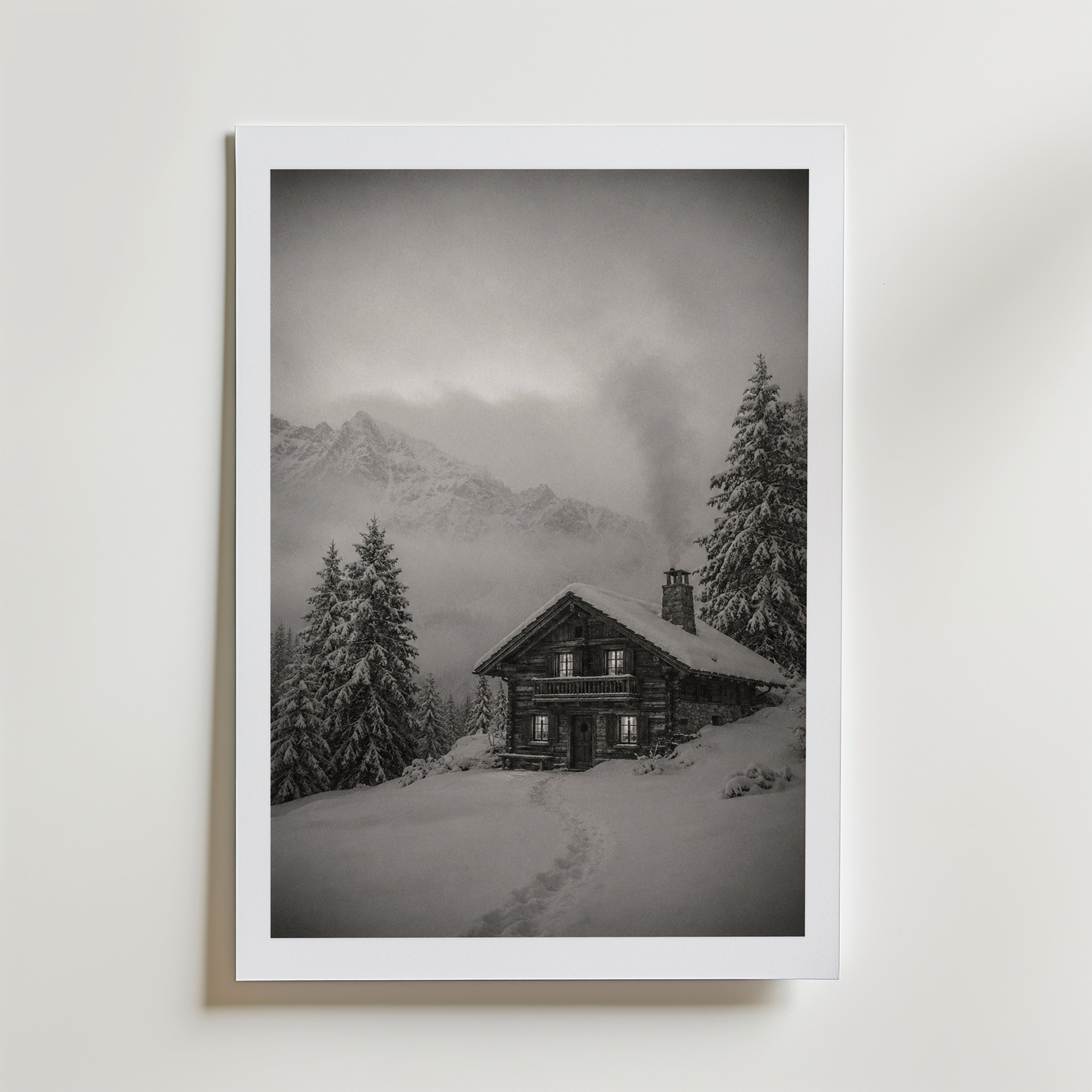Cabin in the Storm Poster