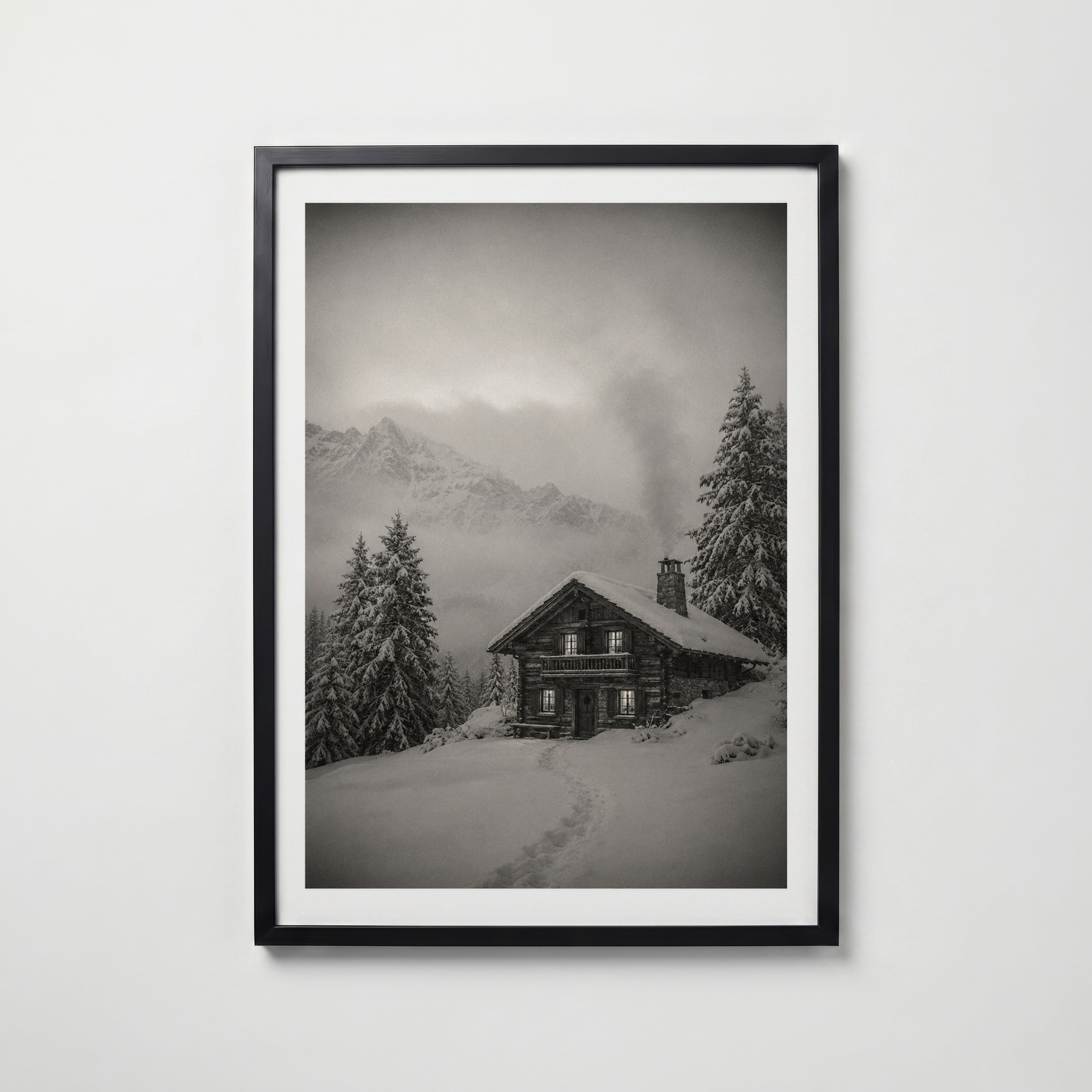 Cabin in the Storm Poster
