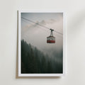 Cable Car in the Mist Poster