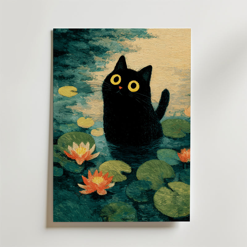 Lily Pond Cat