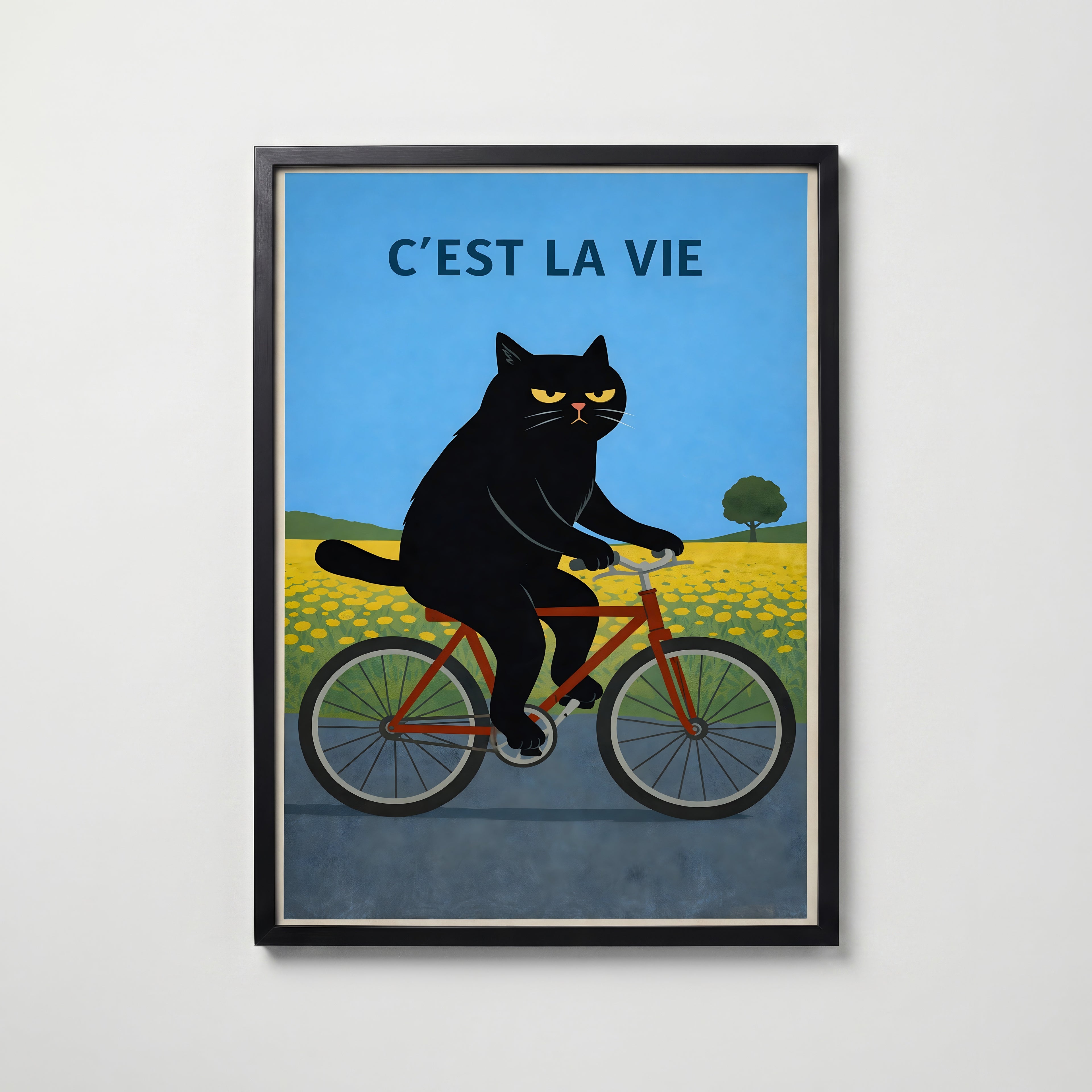 C’est La Vie Poster poster – väggdekoration för hemmet – köp hos Bozetto