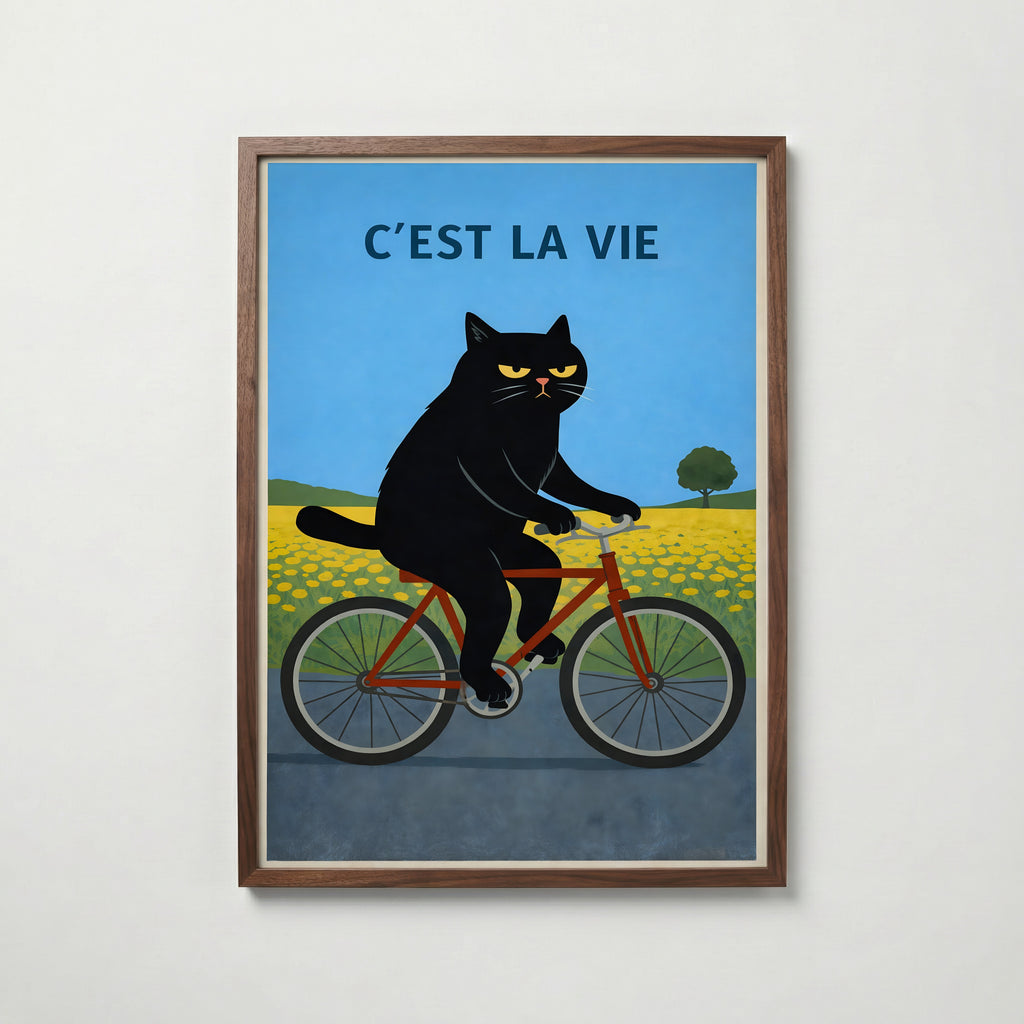 C’est La Vie Poster – köp affisch till hemmet – Bozetto väggdekoration