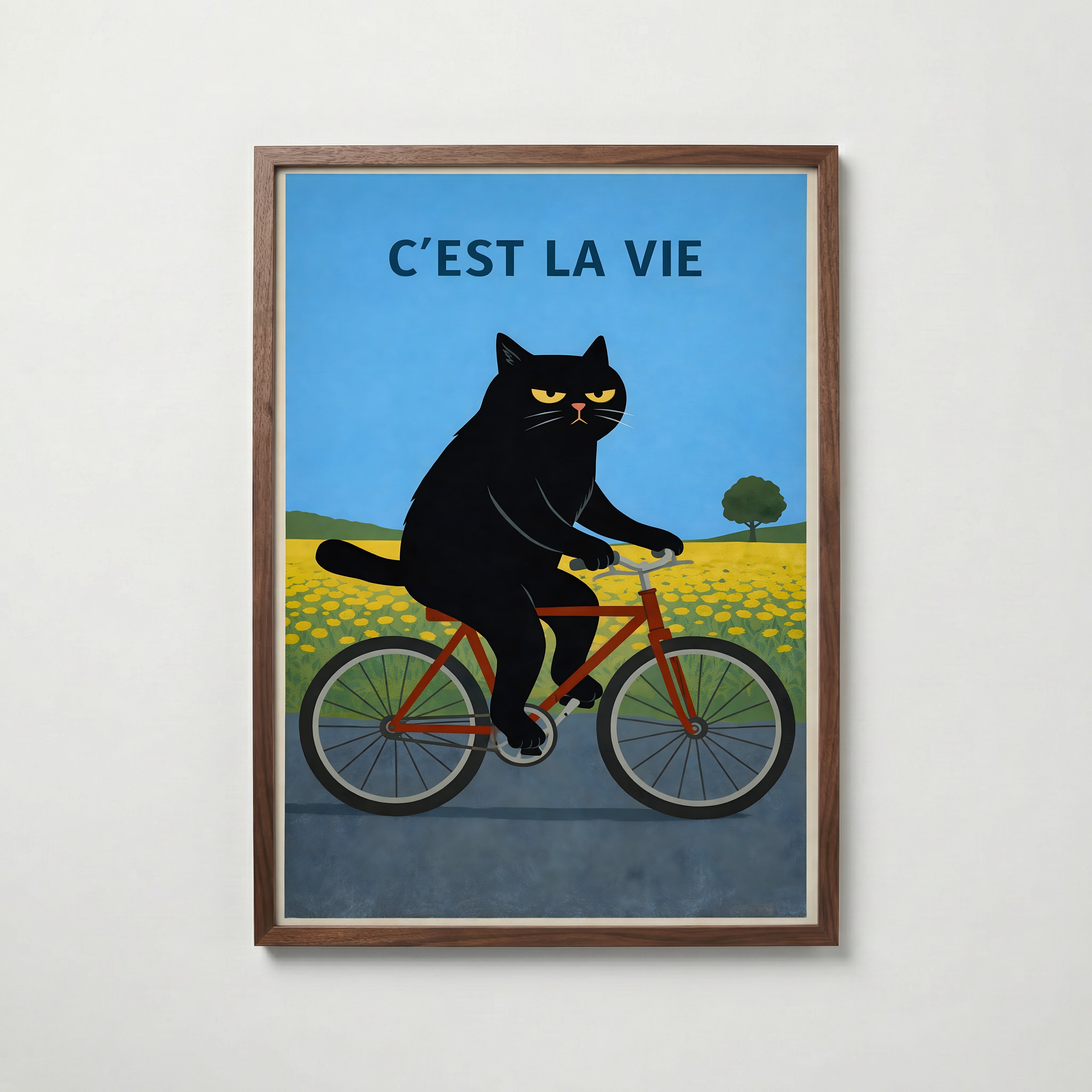 C’est La Vie Poster – köp affisch till hemmet – Bozetto väggdekoration