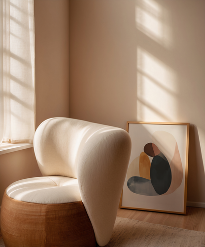 Abstract Embrace Poster