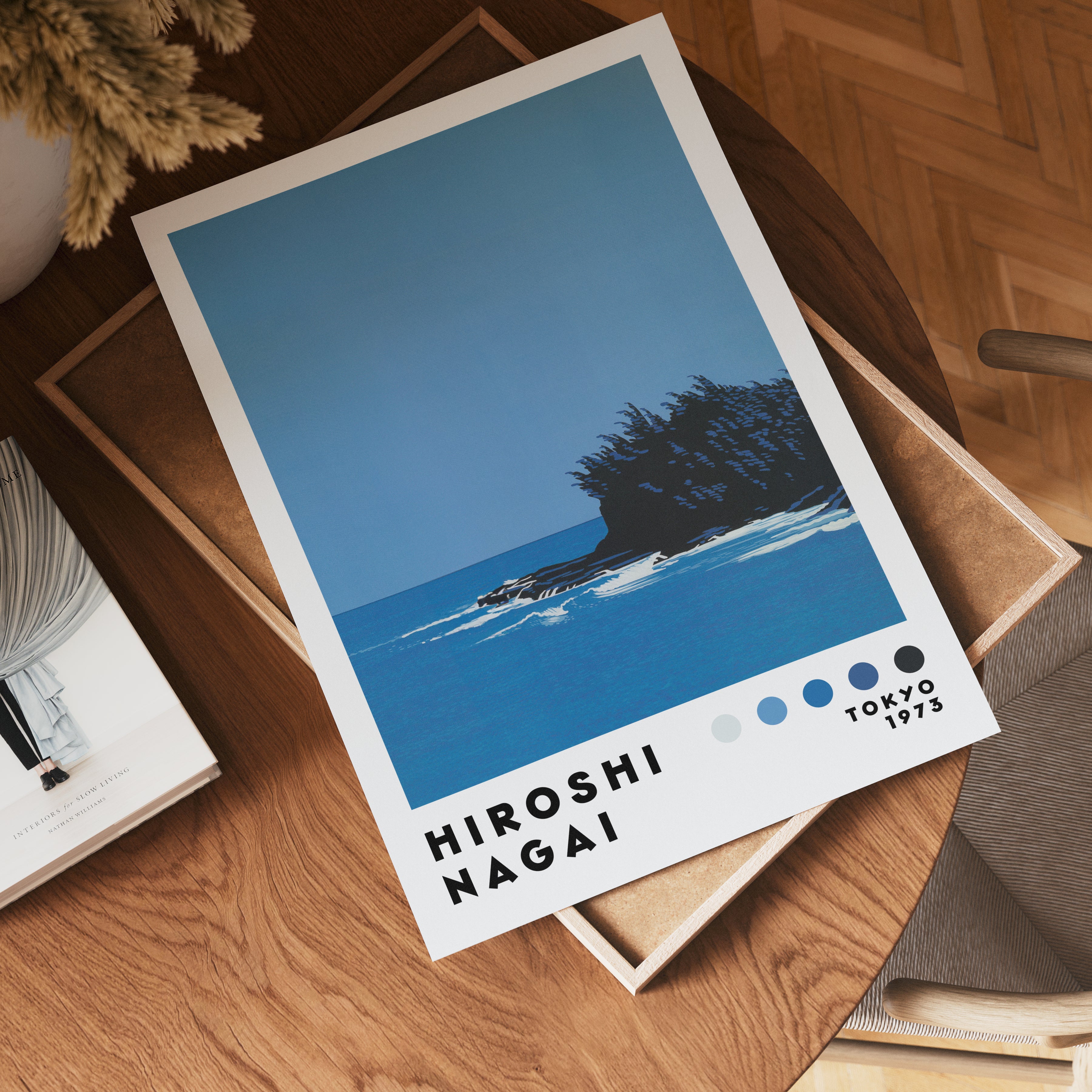 Hiroshi Nagai Coastal Stillness Poster
