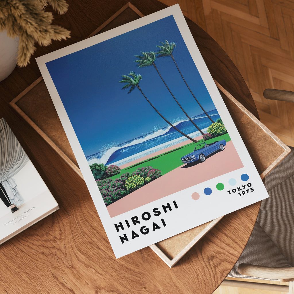 Hiroshi Nagai Ocean Breeze Ride Poster