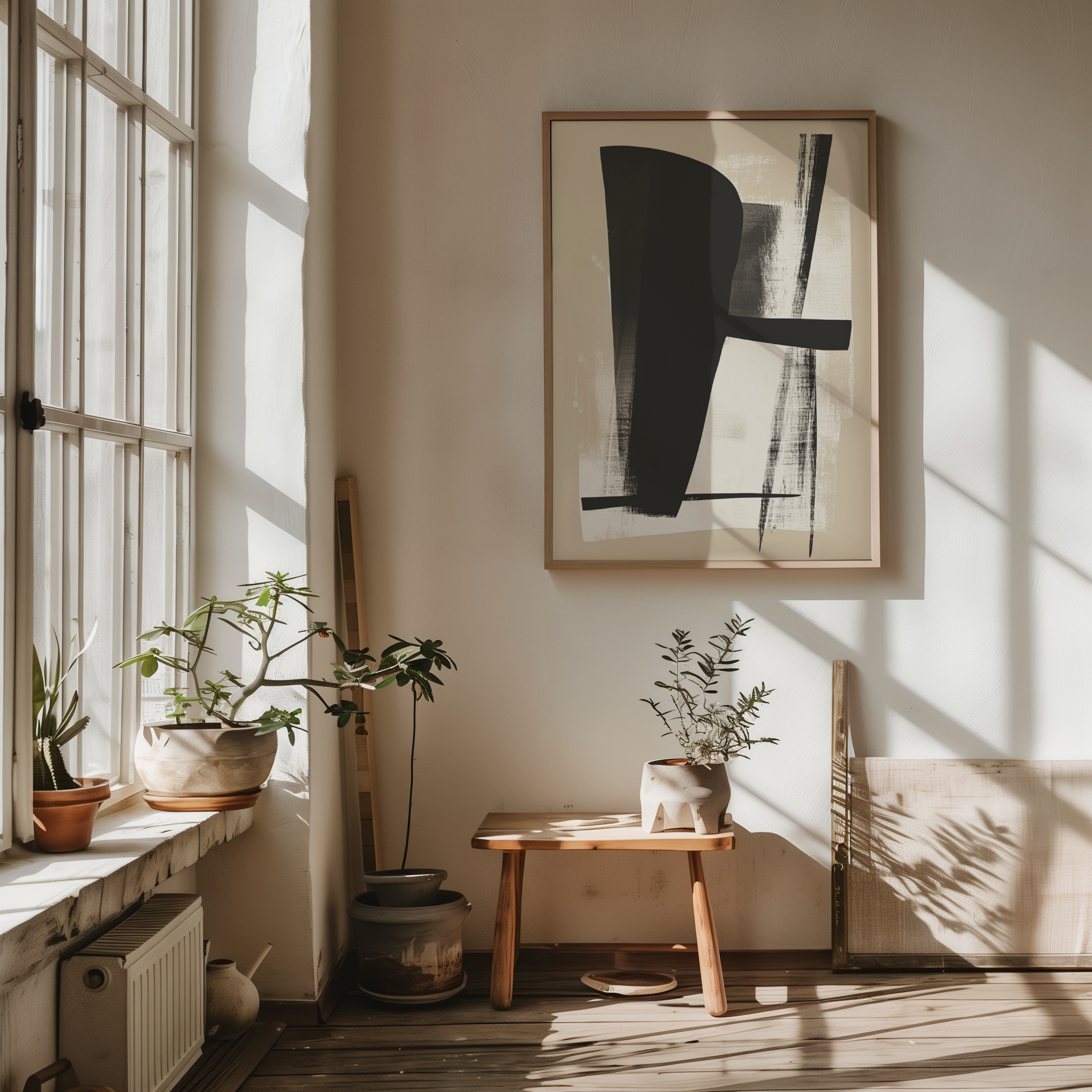 Bold Abstract Shapes Poster