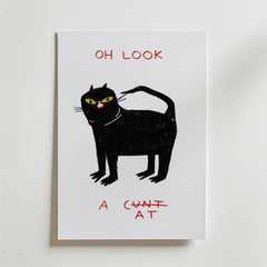 Oh Look Cat Poster