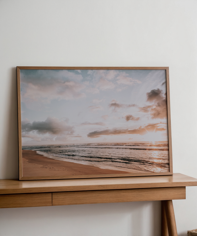 Soft Horizon Sunset Poster