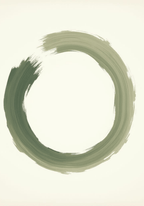 Abstract Round Shape No.3 Poster