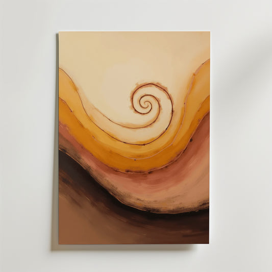 Spiral of Earth Poster
