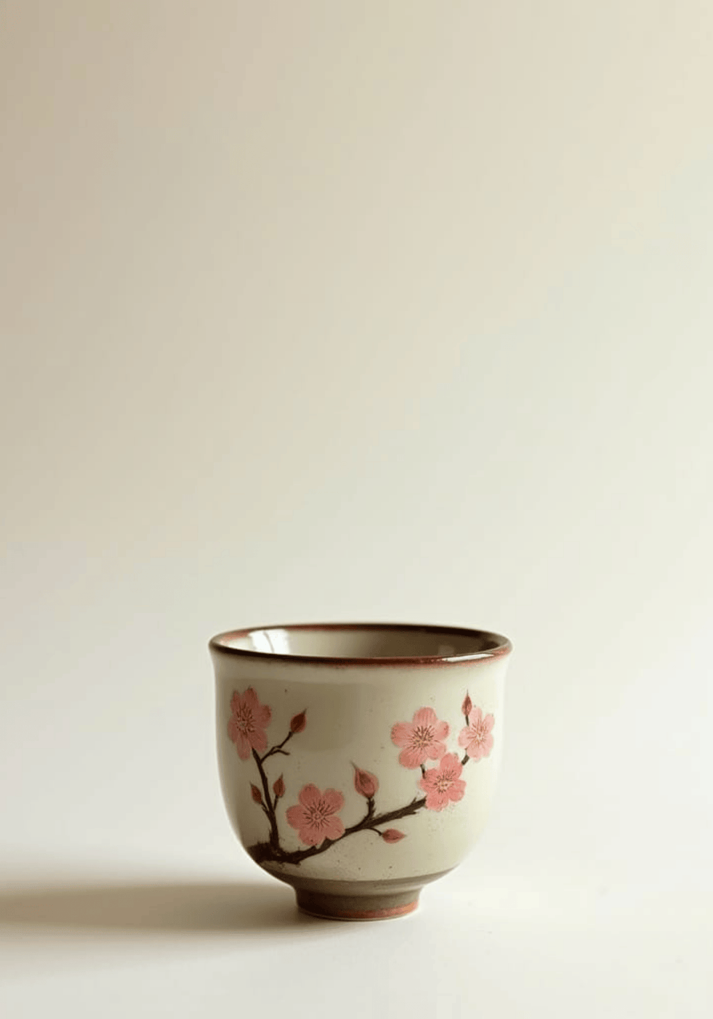 Cherry Blossom Ceramic Cup Poster