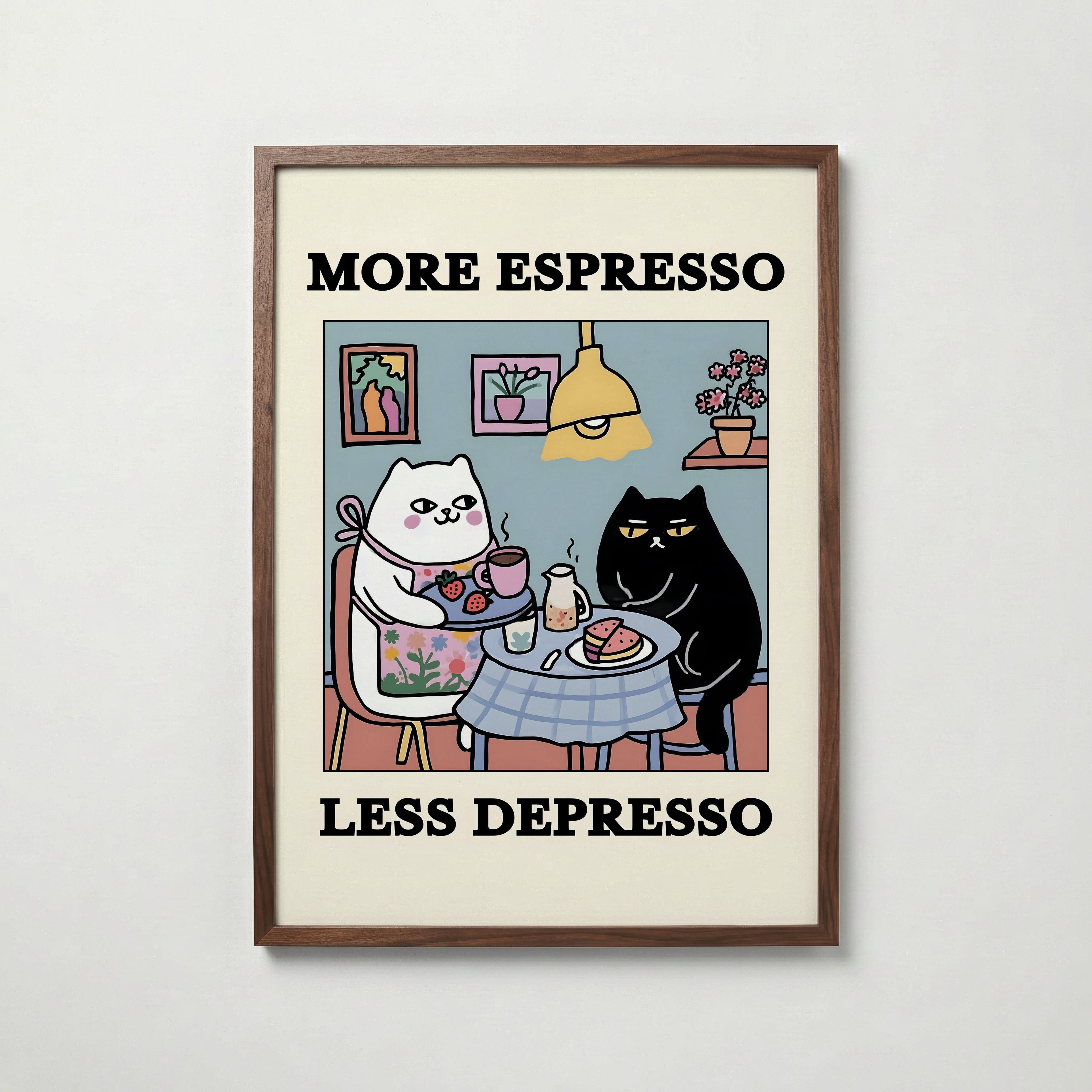Espresso Therapy – köp enkelt hos Bozetto konsttryck i hög kvalitet i hög kvalitet