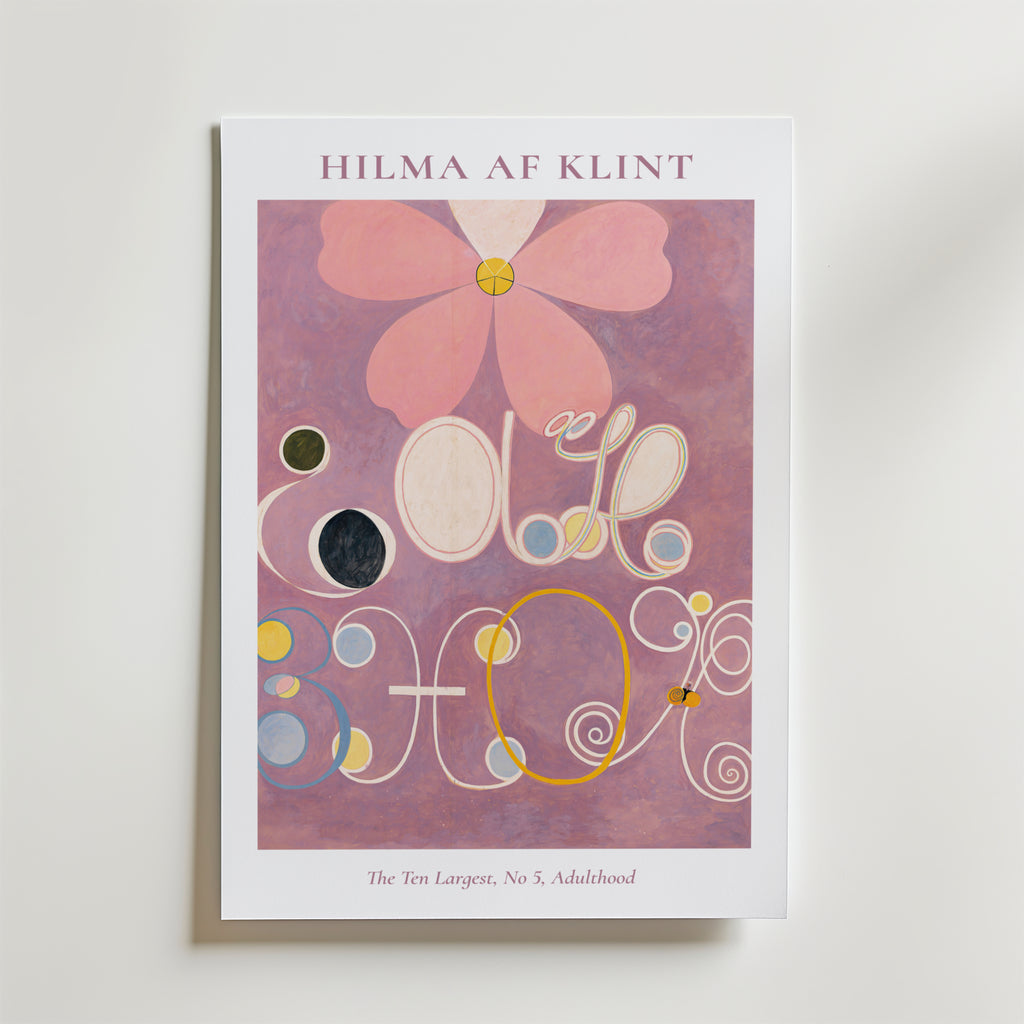 Hilma af Klint The Ten Largest No. 5 Adulthood Poster