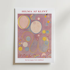 Hilma af Klint The Ten Largest No. 8 Adulthood Poster