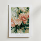 Fleurs En Mouvement Luxe Poster affisch – poster till väggdekoration – köp online hos Bozetto