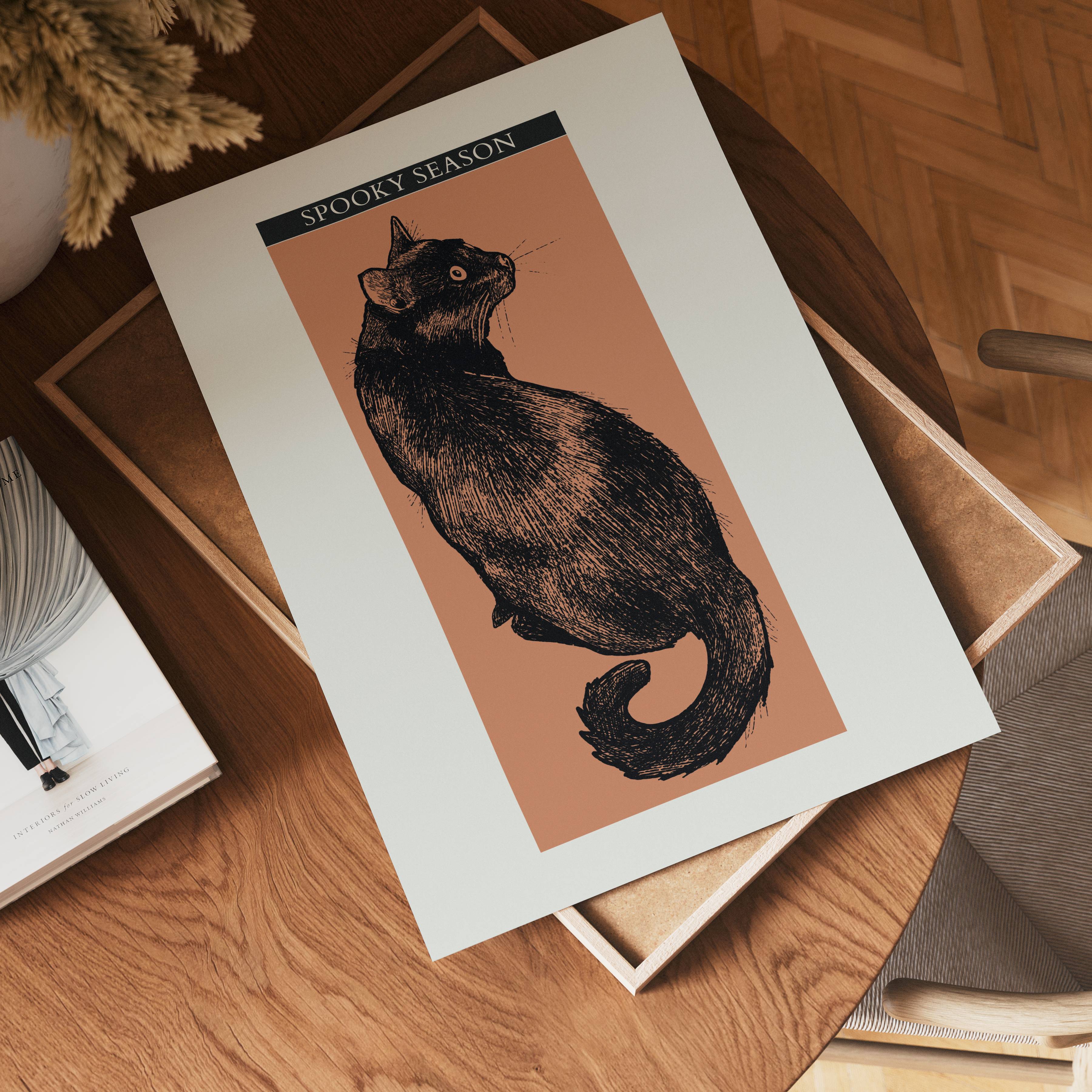 Midnight Whiskers Poster