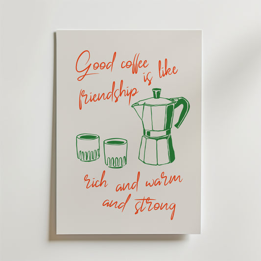 Cups And Connection Poster