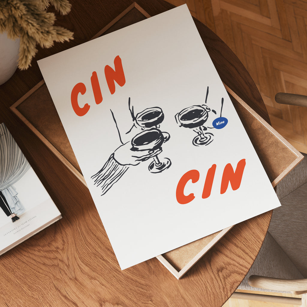 Cin Cin Wine Poster