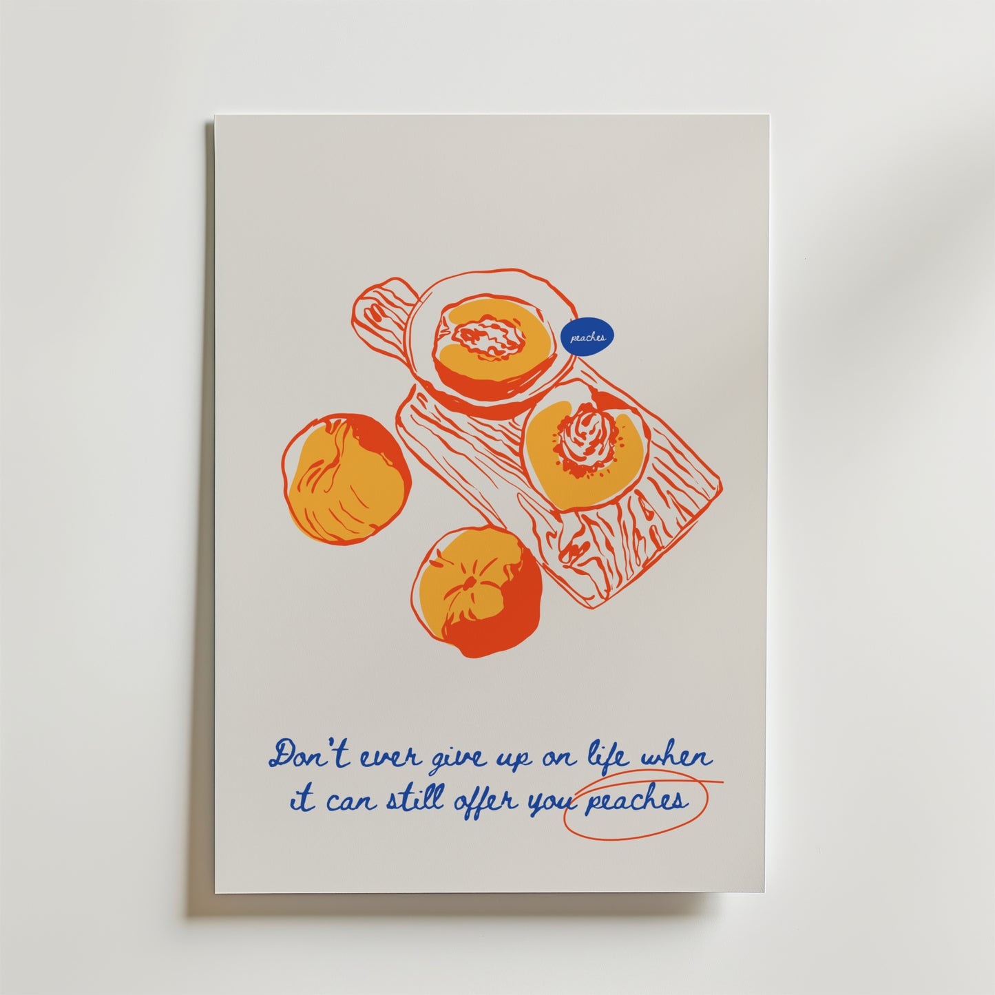 Life Is Peaches Poster