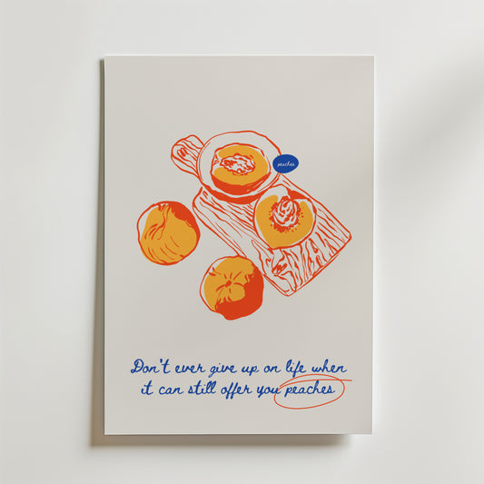 Life Is Peaches Poster