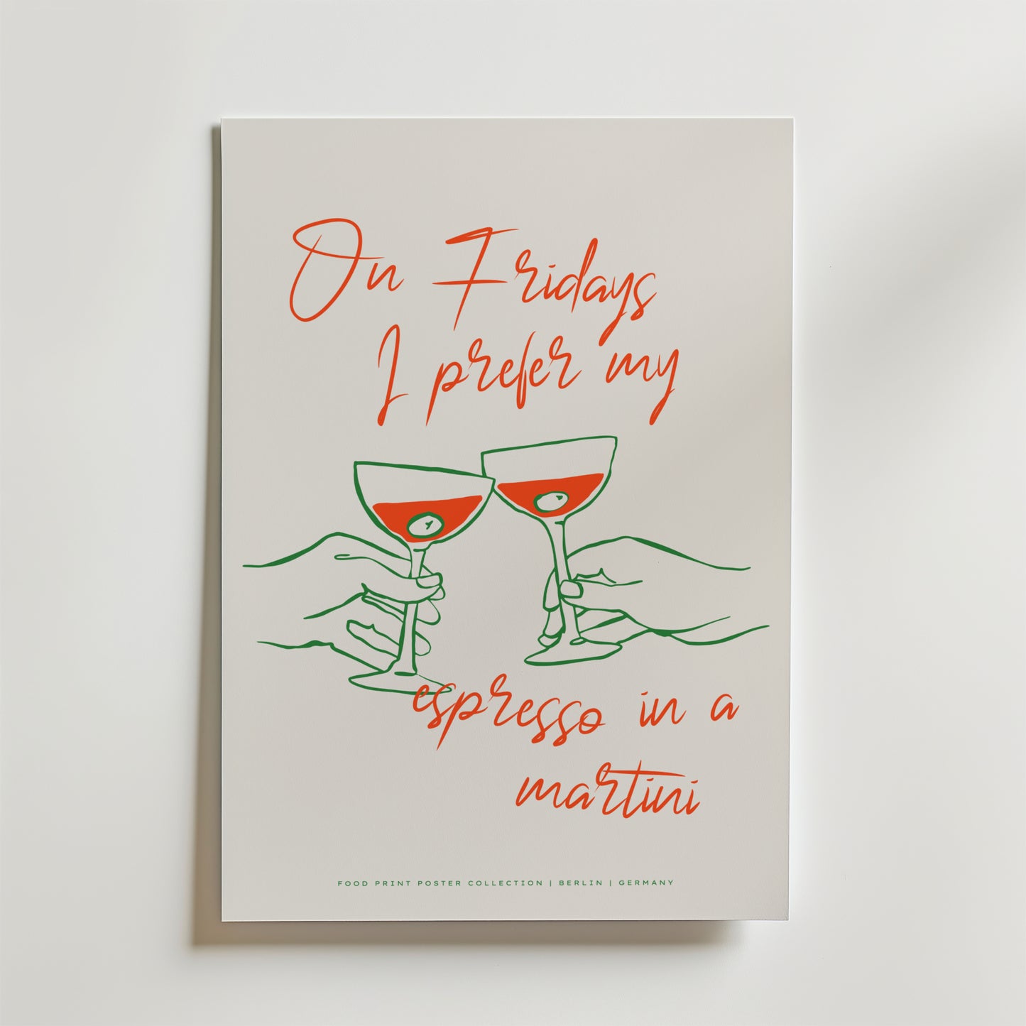 Friday Espresso Martini Poster