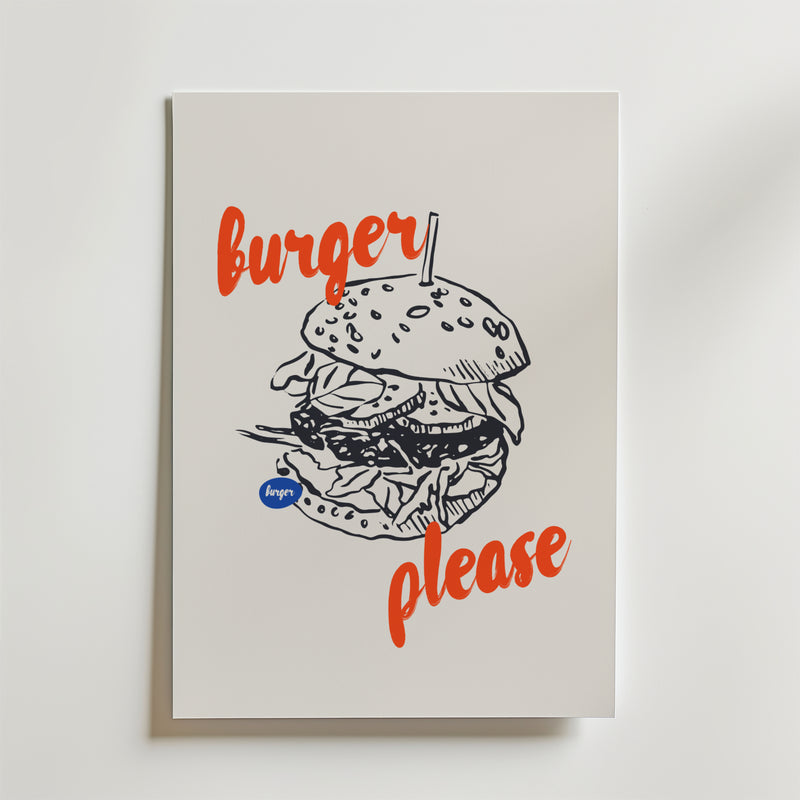 Burger Please Poster