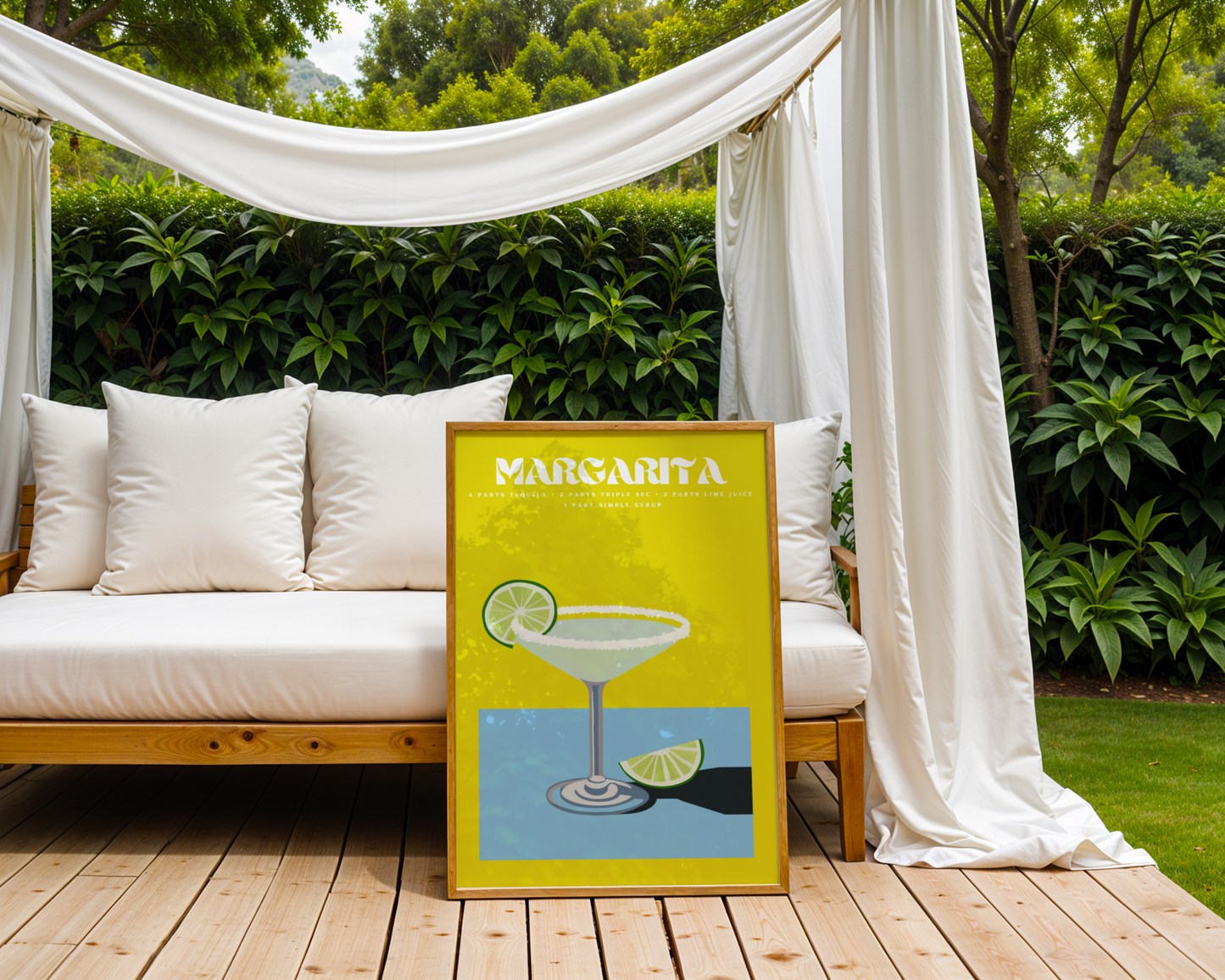 Margarita Cocktail Poster