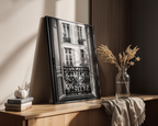 Vintage Paris Balcony Poster