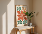 Bold Botanical Geometry Poster