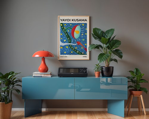 Yayoi Kusama Streets 1989 Poster