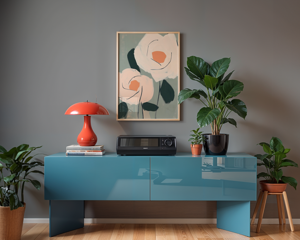 Red Tulip Delight Poster