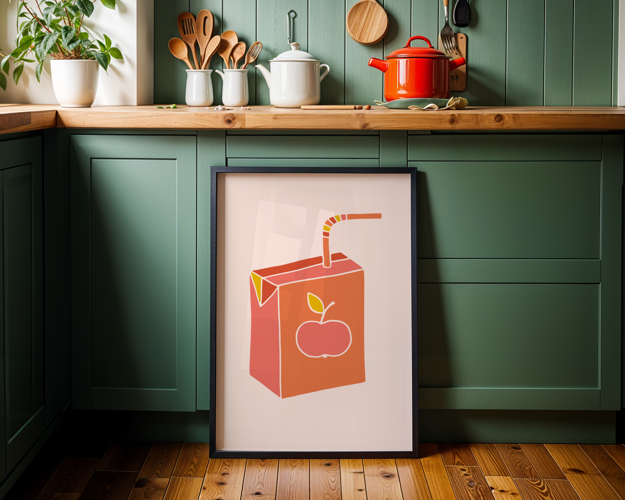 Pink Juice Box Poster