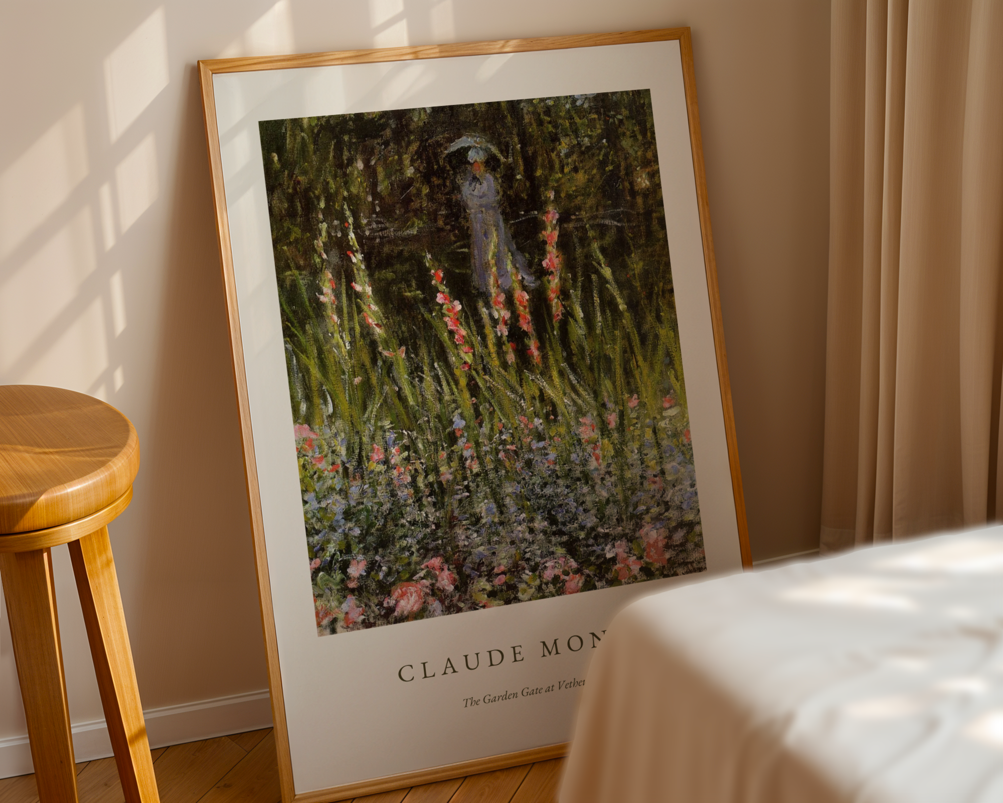 Claude Monet The Garden Gate Poster