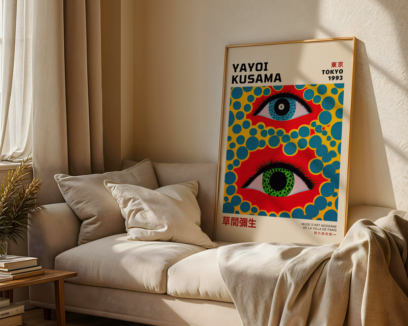 Yayoi Kusama Eye Poster