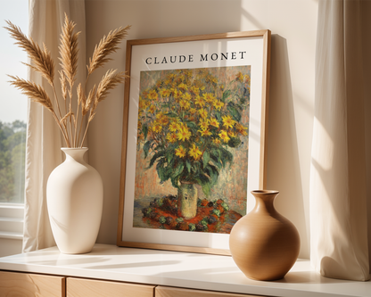 Claude Monet Bouquet Of Sunflowers Poster