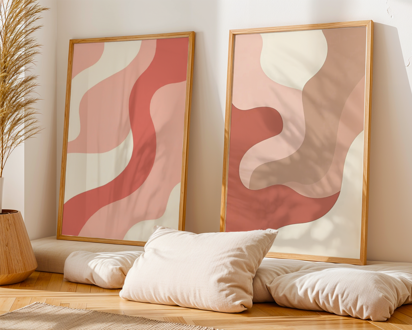 Abstract Colorful Shapes No.3 Poster