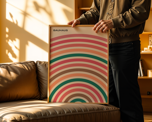 Bauhaus Arches Poster