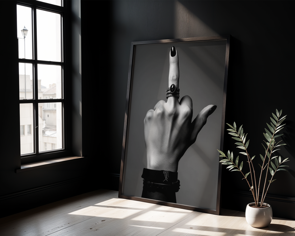 Middle Finger Poster