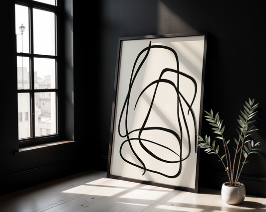Fluid Lines Poster