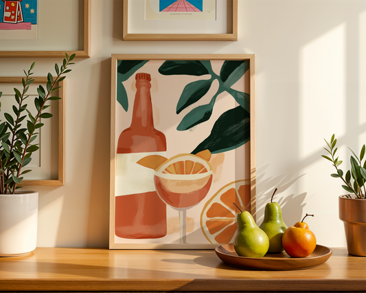 Citrus Spritz Drink Poster