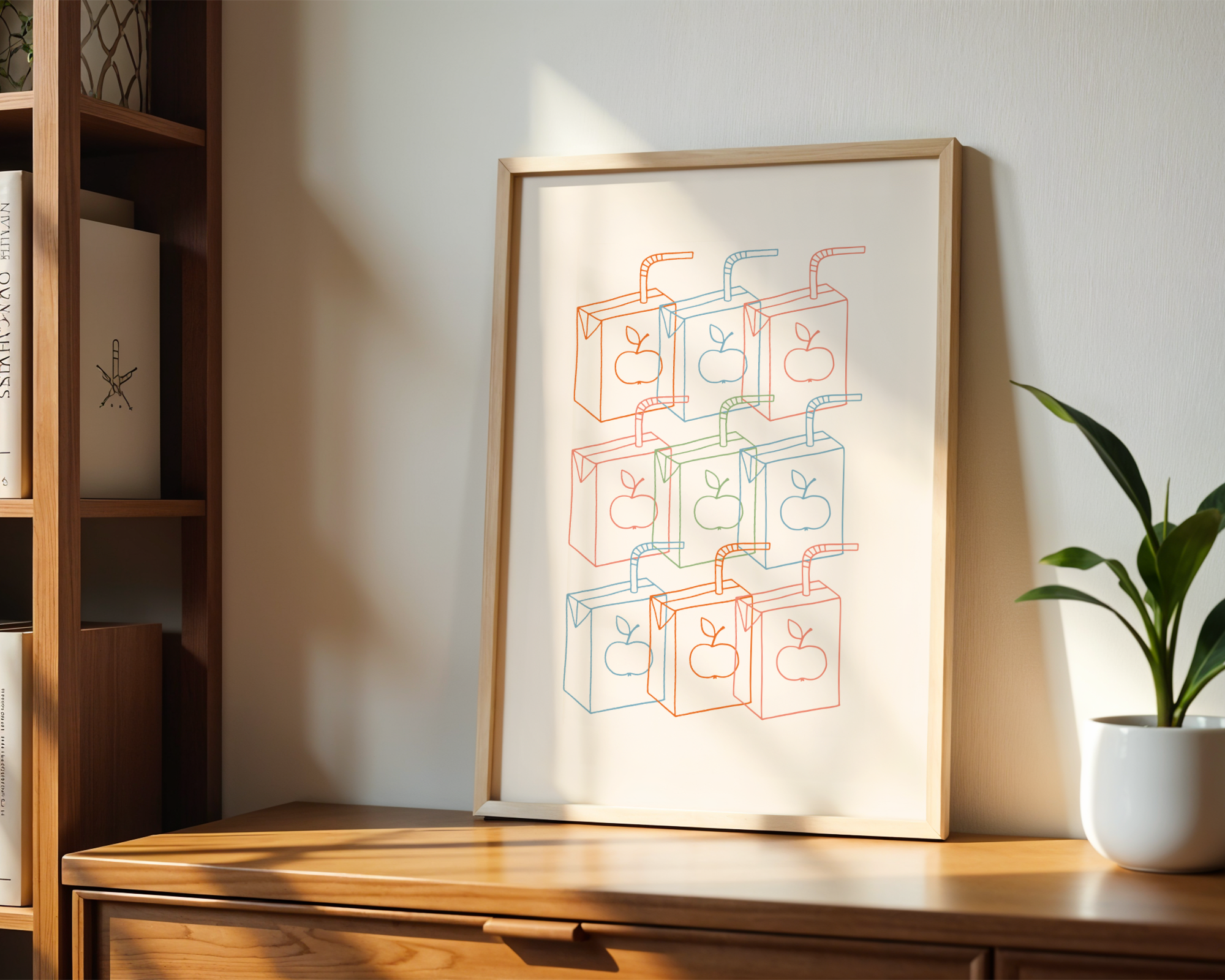 Fruit Juice Boxes Poster