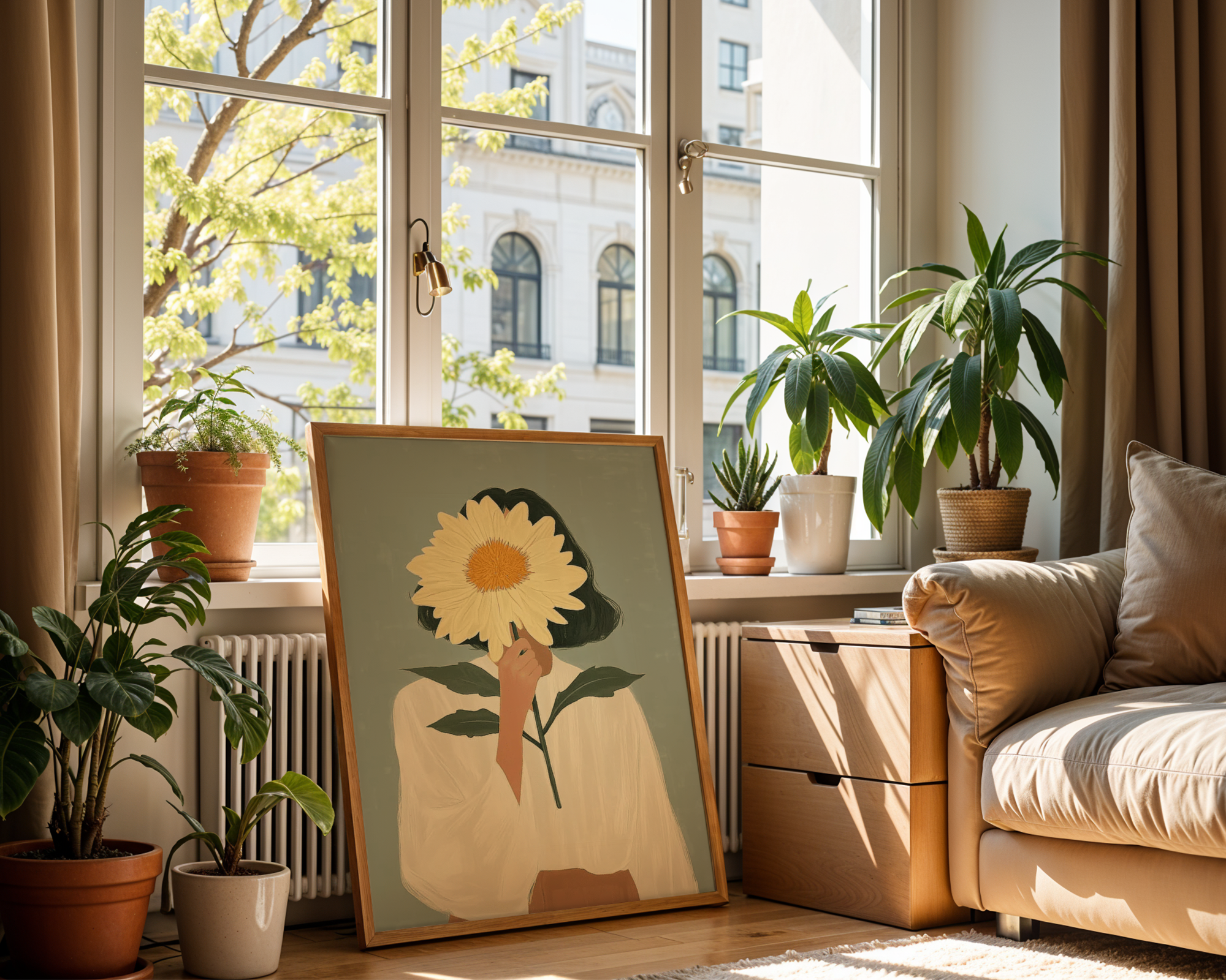 Hidden sunflower No.2 Poster