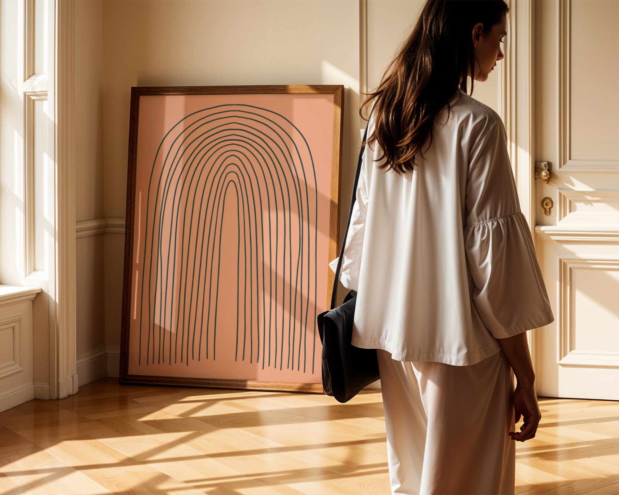 Terracotta Arches Poster