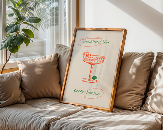 Cocktail For Every Person Poster