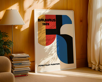 Bauhaus Form and Function Poster