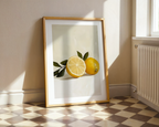 Minimal Lemon Poster