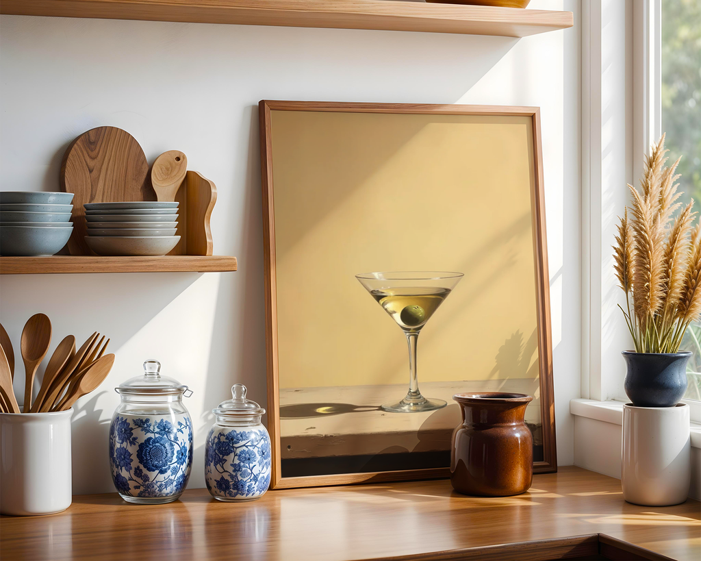 Classic Simple Martini Poster