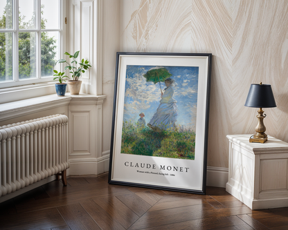 Claude Monet Woman With a Parasol Poster